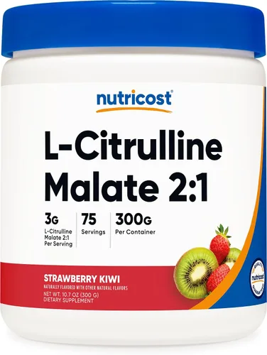Vista 6 de Nutricost L-citrulina malato 2:1 (10.58 oz) (frambuesa azul)