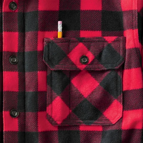 Vista 4 de Legendary Whitetails Navigator - Camisa abotonada de vellón para hombre