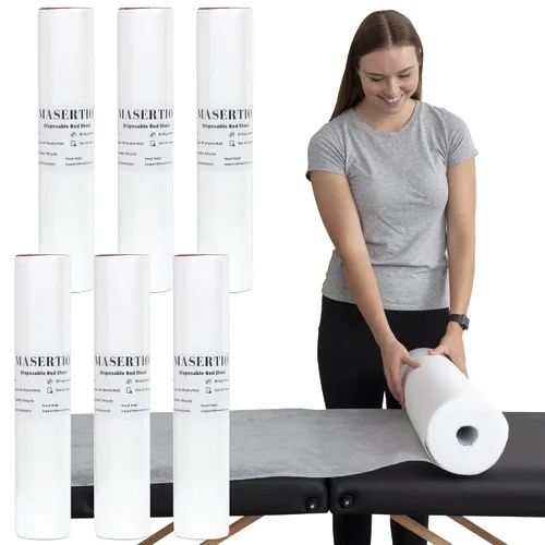 Vista 10 de Funda Desechable para Cama de Masaje - Material Desechable No Tejido - Ideal para Spa, Mesa de Masaje, Tatuaje, Mesa de Depilación con Cera