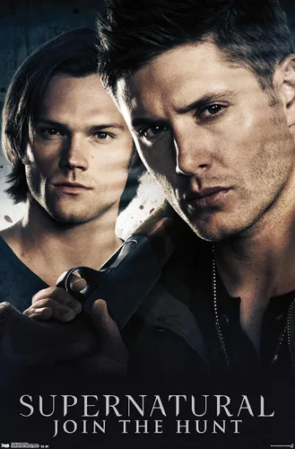 Vista 9 de Trends International Supernatural - Póster de pared de hermanos, 14.725 x 22.375 pulgadas, versión enmarcada de madera de granero