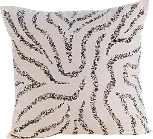 Vista 13 de The HomeCentric Funda de almohada, fundas de almohada decorativas de 12 x 12 pulgadas (11.8 x 11.8 in), color blanco, fundas de almohada de piel