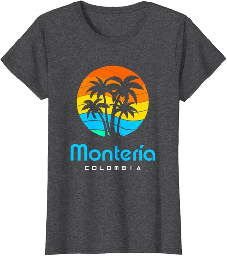 Vista 6 de Camiseta Montería Colombia, Negro
