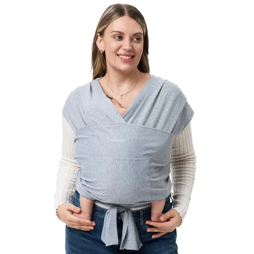 Vista 11 de Momcozy Portabebés AirMesh – El cabestrillo de verano perfecto para recién nacidos a niños pequeños de 8 a 35 libras – Envoltura de bebé de tela