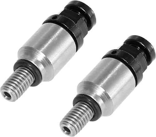 Vista 6 de Motoforti 2 unids M5x0.8 motocicleta tornillo horquilla aire purgador válvula para Honda para Yamaha para Suzuki para Kawasaki negro