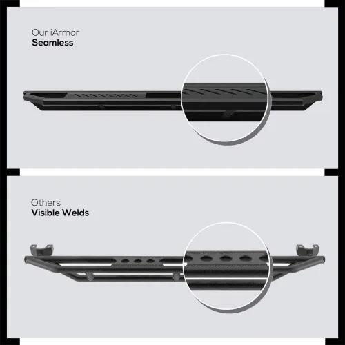 Vista 5 de APS Estribos de acero inoxidable con armadura lateral de 6.5 pulgadas compatibles con Suburban Yukon XL 2005-2020 (no incluye Z71 Hybrid)