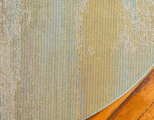 Vista 9 de Unique Loom Jardin Collection - Alfombra para múltiples áreas, abstracta, vibrante., Polipropileno, Turquoise