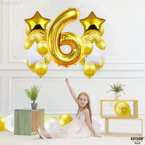 Vista 1078 de KatchOn Globo negro del número 1 de 40 pulgadas, globo de feliz cumpleaños Large Mylar Number One Balloon for 1st Birthday Decorations, Foil