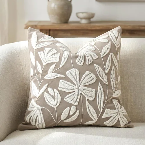 Vista 37 de BlissBlush - Funda de almohada lumbar decorativa de 12 x 20 pulgadas, funda de almohada de terciopelo beige neutro para sofá, sala de estar, cojín