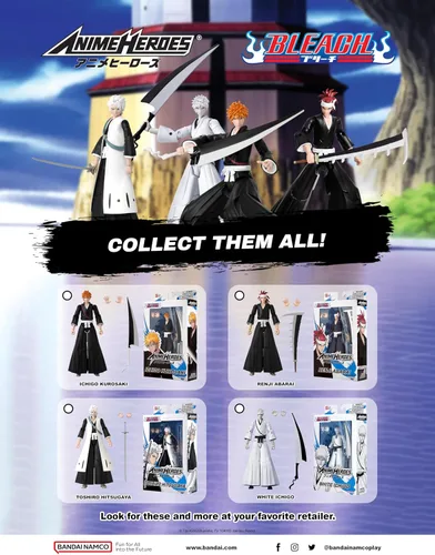 Vista 6 de ANIME HEROES - Bleach - Figura de acción Abarai Renji
