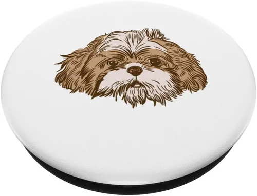 Vista 2 de Shih Tzu - PopSockets esponjosos para perros