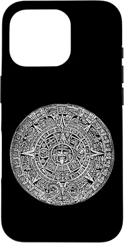 Vista 20 de Aztec Calendar Sun Stone Mexican Mayan Calendario Azteca Case for iPhone 17