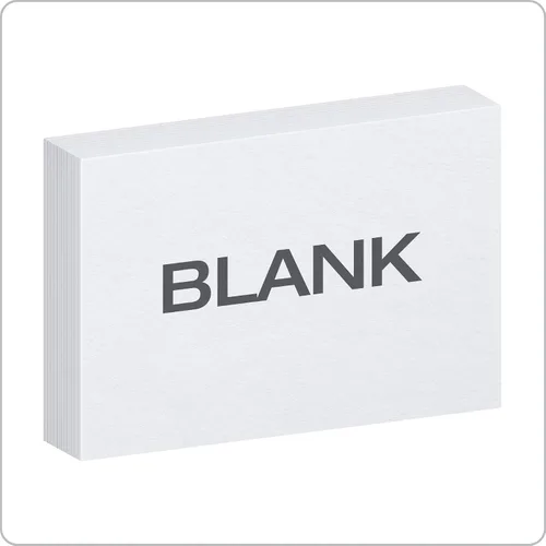 Vista 2 de Oxford Tarjetas de índice en blanco, 4 x 6 pulgadas, blancas, 100 tarjetas por paquete (40)