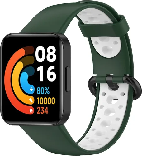 Vista 8 de Senter Correa de repuesto deportiva de silicona suave para reloj inteligente Redmi Watch 2 Lite 10 pzas