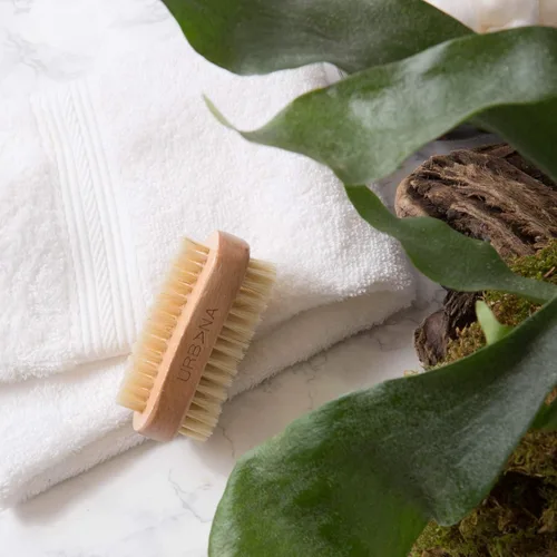 Vista 5 de Guantes exfoliantes Urban Spa para la ducha, baño, exfoliante y limpiador Spa Prive