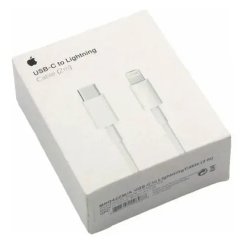 Vista 4 de Cable Iphone 2 Metros USB C Carga Rapida Tipo C Lightning