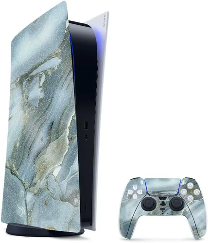Vista 54 de MightySkins - Skin para juegos con purpurina brillante para PS5 y PlayStation 5, ágata amatista, acabado duradero con purpurina de alto brillo