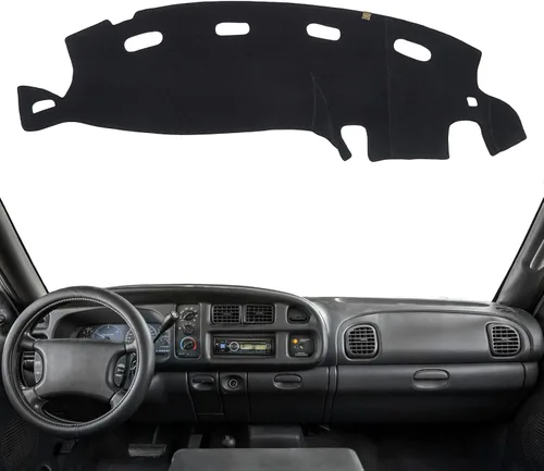 Vista 45 de Cubierta de tablero Tapete de salpicadero Compatible con Chevy Cruze 2015-2011 (para transmisión en la izquierda), Alfombra de salpicadero de coche