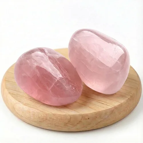 Vista 45 de Piedras de cristal de amatista pulidas - 1 pieza de 1.2" Piedra de preocupación para ansiedad, piedra de palma de bolsillo super grande, piedras