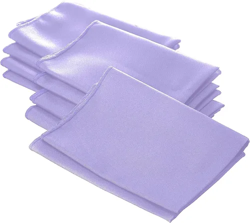 Vista 50 de LA Linen Paquete de 10 servilletas de popelina de poli, servilletas de tela suave, servilletas lavables y reutilizables, servilletas de mesa
