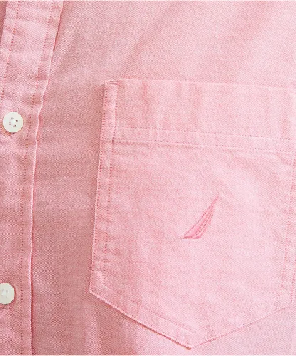 Vista 5 de Nautica Camisa Oxford de manga corta para hombre