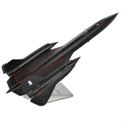 Vista 7 de NUOTIE Modelo de reconocimiento de alta altitud de metal Blackbird SR-71a