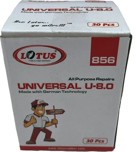 Vista 5 de Lotus Parches universales para reparación de neumáticos (cuadrados de 2-3/4 pulgadas)