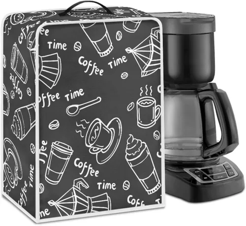 Vista 52 de Cubiertas antipolvo para máquina de café cruzado con bandera estadounidense, para mezclador, máquina de jugo, mantiene la cocina y la oficina