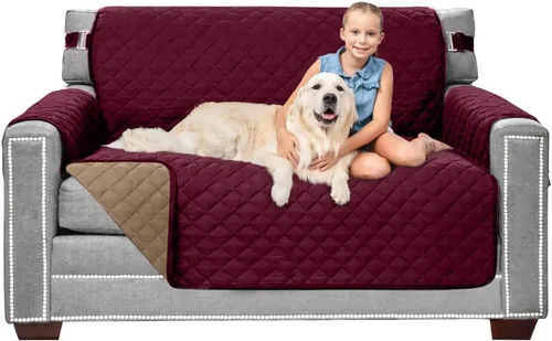 Vista 161 de Sofa Shield - Funda para sofá Loveseat con correa patentada, protector de cojín, funda reversible diseñada en EE. UU. resistente a manchas