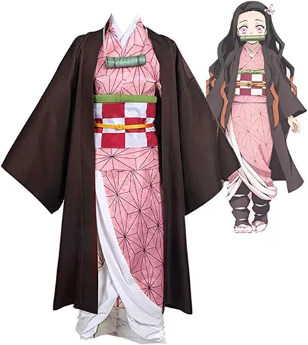 Vista 9 de Todoroki Shoto Anime Cosplay Costume Outfit Dress Suit Full Set with Hairwear and Mouthpiece two style Women