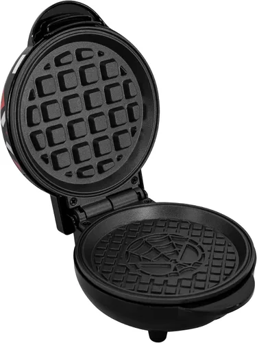 Vista 3 de Uncanny Brands Marvel Miles Morales - Mini waflera - Aparato de cocina Marvel