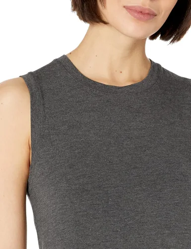 Vista 3 de Tienda Essentials Túnica de manga muscular de ajuste relajado para mujer (anteriormente ritual diario)