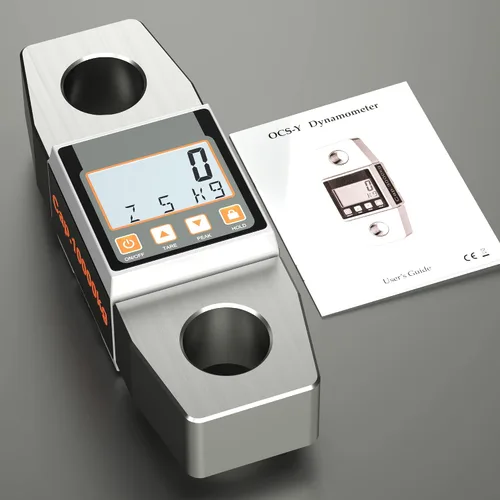 Vista 2 de Báscula de grúa de alta resistencia de 22,046.2 lbs/10T LCD dinamómetro digital de alta precisión para prueba de tracción/medición de tensión