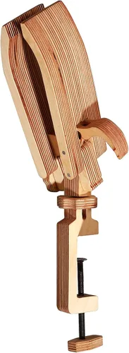 Vista 9 de citian Poni de costura de madera, cuero para manualidades, fácil de llevar, portátil, fácil de viajar, mini poni de costura Posición ajustable