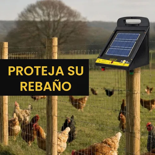 Vista 5 de Zareba ESP10M-Z/Cargador solar para vallas de baja impedancia con alcance de 10 millas.