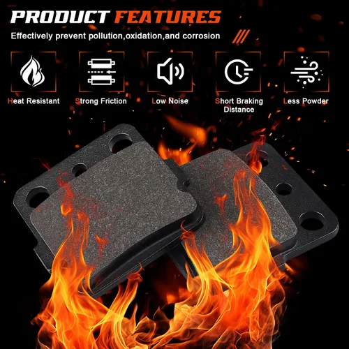 Vista 6 de Pastillas de freno 400ex para Honda TRX400X 2009-2014/TRX400EX Sportrax 400 2001-2008/TRX400EX Fourtrax 1999-2000/TRX300EX Fourtrax 300