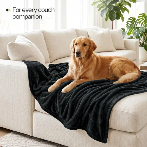 Vista 7 de Utopia Bedding Manta de forro polar negro, tamaño individual, ligera, mullida, suave, antiestática de microfibra (60 x 80 pulgadas)
