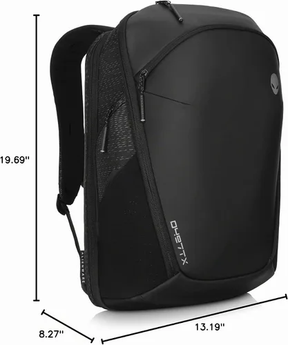 Vista 12 de Mochila de Viaje Alienware Horizon, Negro, 17 pulg.