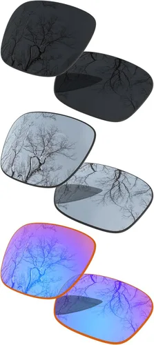 Vista 19 de ToughAsNails Set of 3 Polarized Replacement Lenses for Oakley Fuel Cell OO9096 Pack