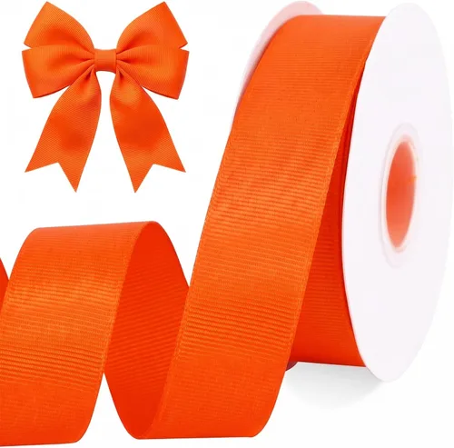 Vista 28 de TONIFUL 4 Rolls 3/8 Inch Christmas Grosgrain Ribbon Gift Wrapping Ribbon Christmas set