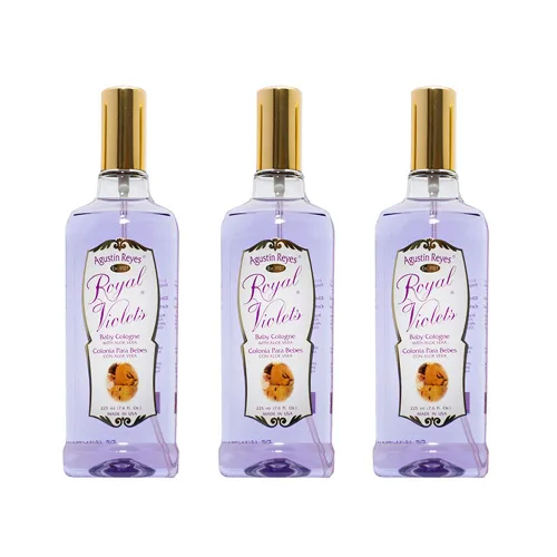 Vista 3 de Royal Violets Colonia para bebés con Aloe Vera, Agua de Colonia para refrescar a tu Bebé, Esencia Delicada para toda la Familia, Perfume de Bebé