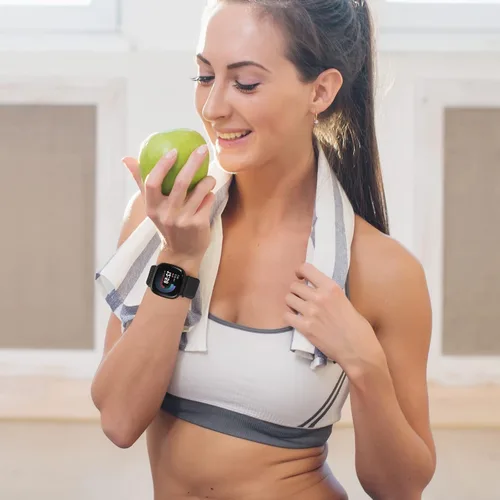 Vista 5 de Bandas elásticas compatibles con Fitbit Versa 4/Fitbit Sense 2/Fitbit Versa 3/Fitbit Sense bandas para hombres y mujeres, paquete de 4 correas