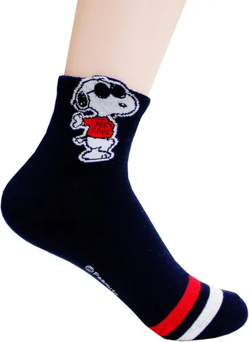 Vista 4 de The Peanuts Snoopy Cartoon Movie Series - Calcetines para mujer
