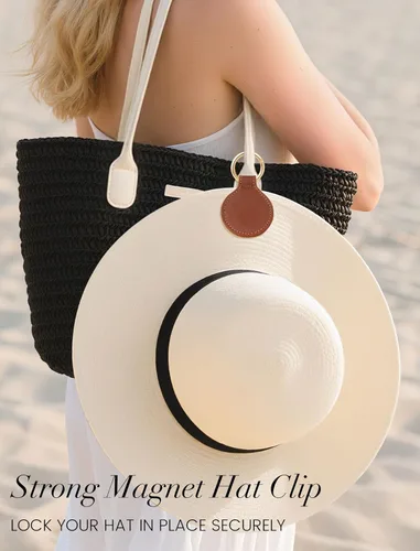 Vista 12 de Niveaya Clip magnético para sombrero para viajar en la bolsa, gancho de almacenamiento magnético, accesorio esencial de viaje de vacaciones