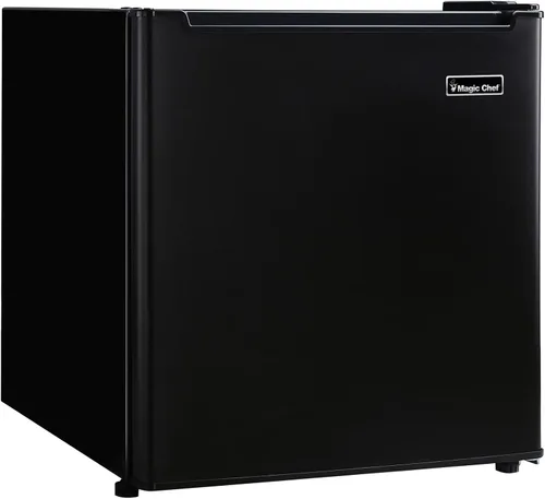 Vista 3 de Magic Chef MCR170BE Refrigerador de descongelación manual de 1.7 pies cúbicos (negro)