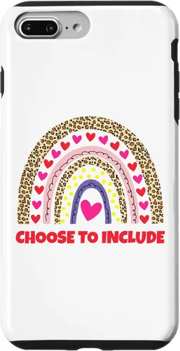 Vista 12 de Choose to Include Leopard Rainbow Special Needs Awareness Case for iPhone 17