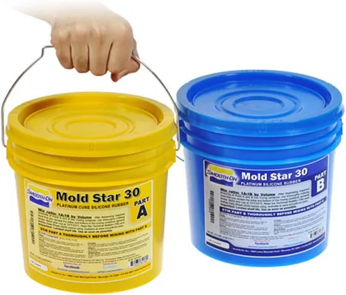 Vista 6 de Smooth-On Mold Star 30 Kit de fabricación de moldes de silicona, fácil de usar y de larga duración (2 libras)