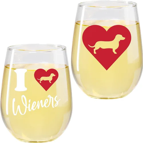 Vista 9 de On The Rox Corgi Gifts - Corgi B*tts Drive Me Nuts - Juego de 2 copas de vino sin tallo de 15 onzas