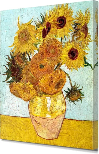 Vista 43 de IPIC - Campo de trigo con cuervos, reproducción artística de Vincent Van Gogh. Lienzo de giclée para decoración del hogar 10#F (20 x 16)