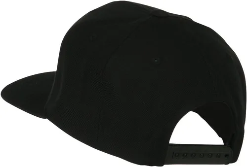Vista 3 de e4Hats Gran Inglés Antiguo Un Gorra Plana Bordada Negro