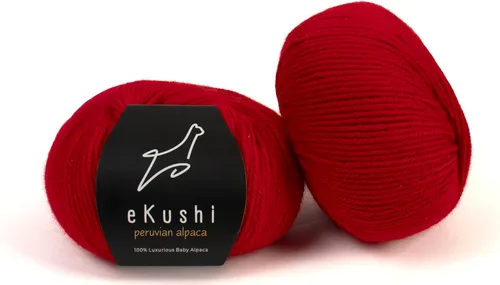 Vista 133 de 100% Hilo de Alpaca Baby para Tejer y Ganchillo - 1 Cono de Hilo Premium DK - Ligero, Hipoalergénico y Térmico Hecho en Perú - Ideal para Proyectos